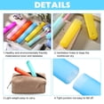 thumbnail image 3 of 40 Pieces Travel Toothbrush Holder Case Portable Plastic Containers Breathable Storage Assort Color For Trip Home School Camping Business  7 Colors, 3 of 7
