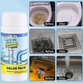 thumbnail image 5 of Sink & Drain Cleaner Powder, Heavy Duty Pipe Clog Remover for Toilet & Kitchen, Safe Non-Corrosive Foaming Agent,（2-4 Pack）, 5 of 7