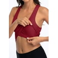 thumbnail image 3 of Charmo Crop Tank Tops for Women Built-in Shelf Bra Racerback Cotton Sports Crop Top 2 Pack, 3 of 6