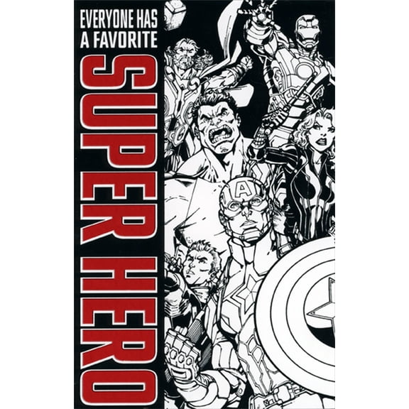 Avengers Favorite Super Hero Father's Day Card