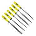 thumbnail image 3 of Pointed Square File,6Pcs Small File Set Flat End File Small File Set High-Intensity Output, 3 of 8