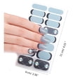 thumbnail image 3 of Nail Polish Sticker Nail Strips Nail Stickers Summer Nail Polish Strip Nail Wrap, 3 of 21