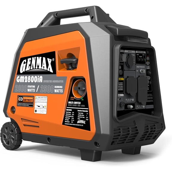GENMAX GM2800iA Super Quiet Portable Outdoor Generator, EPA Certified Outdoor Power Equipment