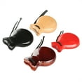 thumbnail image 6 of SIEYIO 2 Pcs Spanish Castanets with String Wooden Hand Percussion Music Instrument, 6 of 11