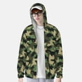 thumbnail image 2 of Balery Camouflage Dinosaur Sudadera ligera de manga larga con capucha y protección solar UPF 50+ para hombre y mujer, ideal para pesca y running-XX-Large, 2 of 7