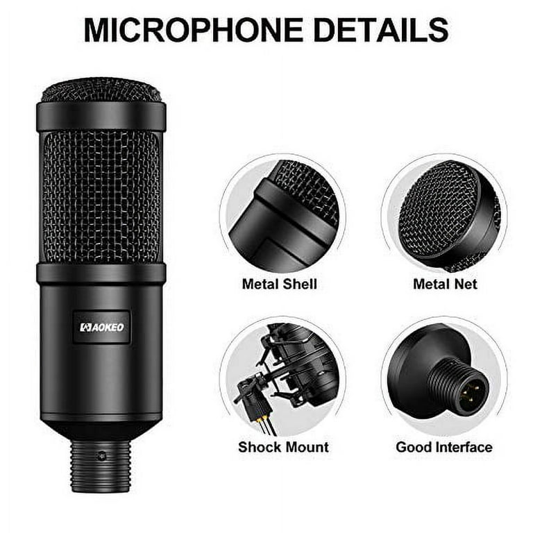 Amdohai Xiao-mi Xiao-hou Moving-Coil Audio Microphone Acoustic