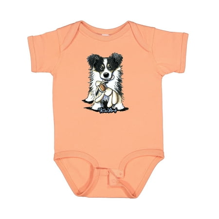 

Inktastic Tri-Color Border Collie Gift Baby Boy or Baby Girl Bodysuit