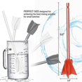 thumbnail image 4 of 4pcs Epoxy Mixing Stick Paint Stirring Rod Putty Cement Paint Mixer Attachment With Drill Chuck Compatible With, 4 of 5