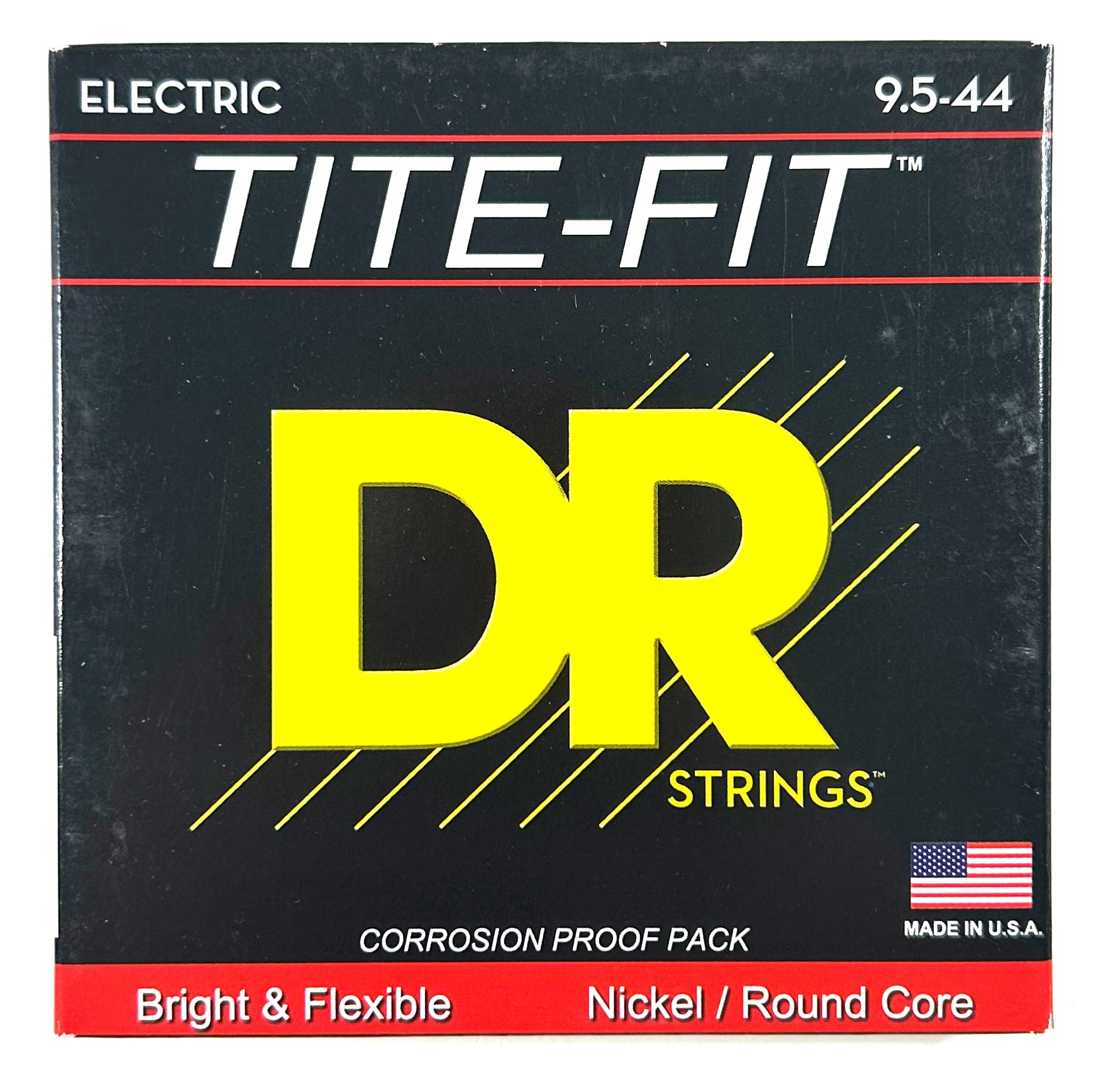 DR Guitar Strings Electric 2 Sets Tite-Fit 9.5-44 Half Tite Handmade USA