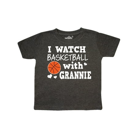 

Inktastic I Watch Basketball with Grannie Gift Toddler Boy Girl T-Shirt