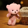 thumbnail image 3 of 10PC Stuffed Plush Teddy Bear Doll Cute Animal Bear Plush Toy Little Bear Keychain Gir Key Chain Bag Pendent Children Small Gift, 3 of 5