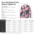 thumbnail image 5 of Lsque Rose Flowers UPF 50+ Lightweight Sun Protection Men's Women's Long Sleeve Shirt, Hoodie Performance -Large, 5 of 9