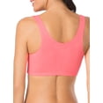 thumbnail image 4 of Sujetador deportivo Fruit of the Loom, sin mangas, confeccionado a la moda para mujer, 4 of 5