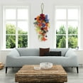 thumbnail image 2 of Artificial Wreath,Door Hanging Artificial Hanging Hanging Wreath Wreath Decoration Time-Tested Durability, 2 of 6