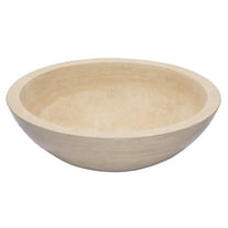 Eden Bath Travertine Bowl Circular Vessel Bathroom Sink