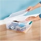 thumbnail image 4 of Caja de almacenamiento transparente con cierre de 14 litros, 4 of 6