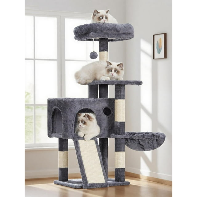 Árbol para Gatos Gitelsnour GCT005SG de 105 cm para Gatitos de Interior