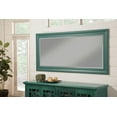 Elegant Teal Full Length Leaner Mirror