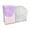 Purple, variant on Clear Acrylic Pen Holder Foam Balls Box with Dividers Organize Desk in Style