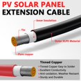 thumbnail image 2 of Cable de extensión para paneles solares Vansdon, 2 x 9 m, 10 AWG, para autocaravanas, etc., 2 of 8