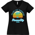 thumbnail image 3 of Inktastic Summer Enjoy the Sunshine Panama City Florida in Blue Women's Plus Size V-Neck T-Shirt, 3 of 5