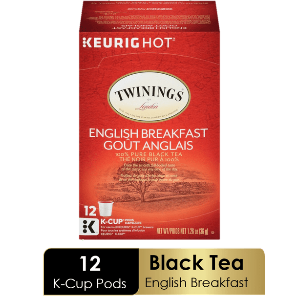 Twinings English Breakfast Keurig Tea Pods, 12 Ct