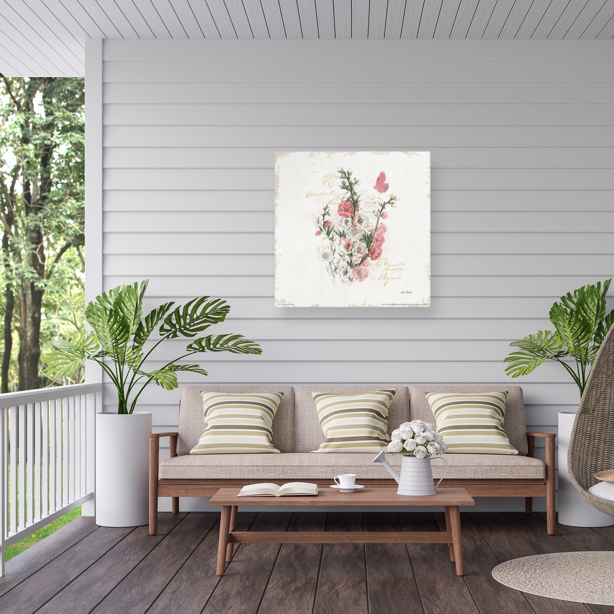 Katie Pertiet 'French Romance III' Outdoor Canvas 35x47