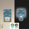 thumbnail image 2 of Yayeee LED Plug in Night Light for The Home with Auto Dusk to Dawn Light Sensors, 2 Pack, Capybaras Swimming, 2 of 6