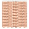 thumbnail image 2 of Ambesonne Marine Shower Curtain, Origami Paper Boat Design, 69"Wx84"L, Rust Orange and White, 2 of 4