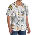 thumbnail image 2 of Kdxio Men'S Hawaiian Shirt For Men Short Sleeve Shirt Cute Colorful Animal Summer Casual Holiday Beach Button Down T-Shirts, 2 of 5