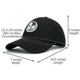 thumbnail image 6 of Beautiful Giant Cotton Snapback Cap Hat Adjustable Size Baseball Cap Rapper Cap, 6 of 6
