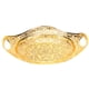 thumbnail image 1 of Bandeja dorada Bandeja decorativa para servir Frutero, Bandeja ovalada para frutas Bandeja para joyas Bandeja para servir Bandeja para refrigerios Bandeja pequeña para postres de frutas, 7.5x5.1x1.7 p, 1 of 14