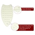 thumbnail image 4 of Almohadilla para Hierro de Silicona Uxcell, Alfombrilla Resistente al Calor para Planchar, Placa para Descanso de Hierro, Crema, 4 of 5