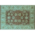 thumbnail image 1 of Ahgly Company Indoor Rectangle Oriental Light Blue Industrial Area Rugs, 6' x 9', 1 of 4