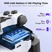 EUROA Phone Controller for iPhone/Android/Switch 2/1/OLED, Mobile Gaming Controller with Hall Effect Joysticks&Triggers, Programmable,Turbo & RGB Light