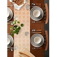 thumbnail image 4 of Plants Leaves Laurel Leaves Palm Leaves Modern Home Kitchen Dining Tablecloths Wedding Party Table Decoration Table Runner, 4 of 5
