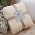 thumbnail image 3 of Anti-Cat Scratch Solid Color Sofa Blanket Flannel Plush Blanket Gift Blanket, 3 of 9