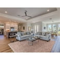thumbnail image 2 of Linon Luxe Plush Shag Hand Tufted Polyester 8'x10' Rug in Blush Pink, 2 of 6