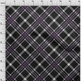 thumbnail image 3 of oneOone Organic Cotton Voile Fabric Tartan Check Printed Craft Fabric BTY 42 Inch Wide, 3 of 4