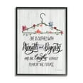 thumbnail image 2 of Stupell Industries Clothed With Strength Dignity Chic Motivational Laundry Phrase, 16 x 20,Design by Kristen Brockmon, 2 of 5