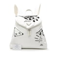 thumbnail image 7 of Pre-Owned Prada 21SS Triangle Logo Plate Signe Print Backpack/Daypack 1BZ072 White Nylon..., 7 of 7