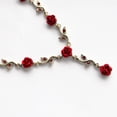 thumbnail image 3 of Collier Ras du Cou Vintage - Collier Charme Fleur de Rose Collier Clavicule, 3 of 10