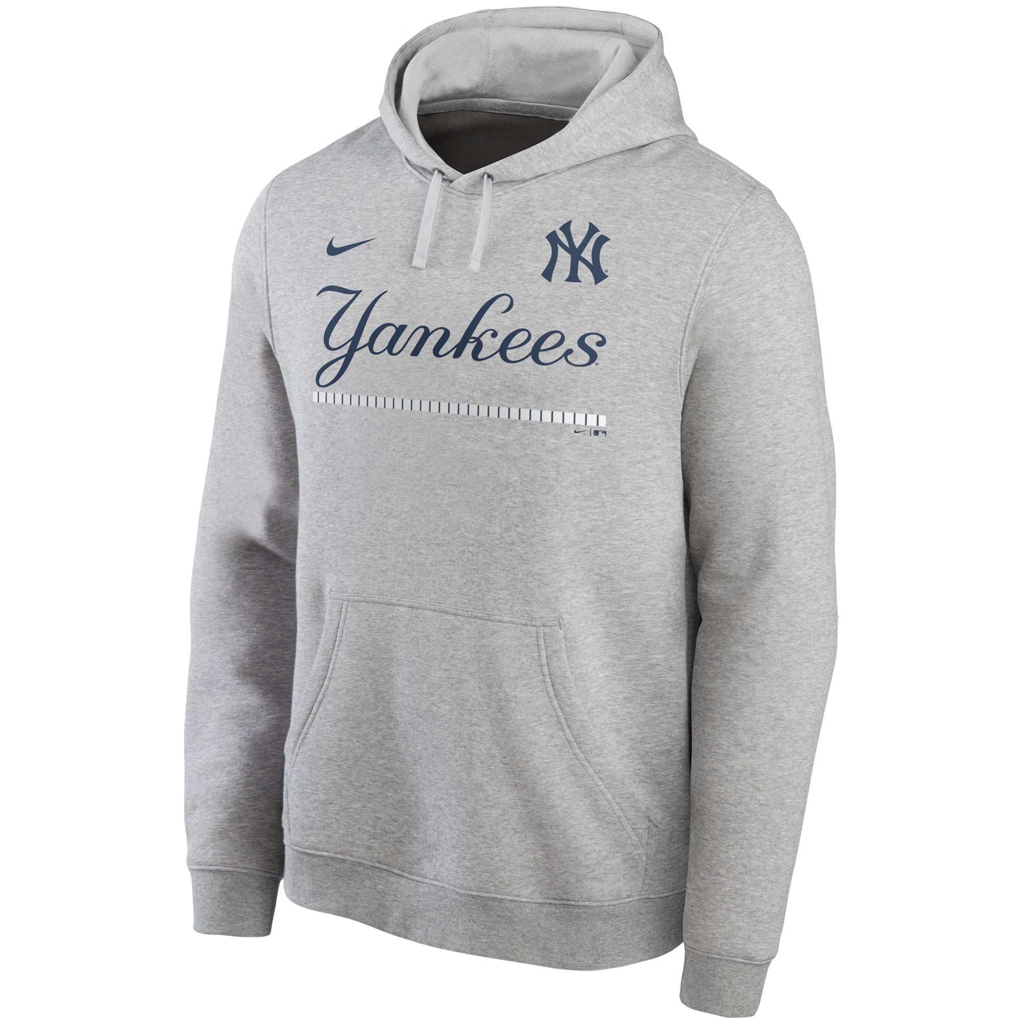 New York Yankees Nike Color Bar Club Pullover Hoodie Gray Walmart Com Walmart Com