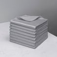 thumbnail image 1 of Nvzi 8 paños de limpieza de microfibra sin pelusa con diseño de escamas de pescado de 15,74 x 15,74 pulgadas, paños de limpieza para espejos y ventanas de vidrio,color gris, 1 of 5