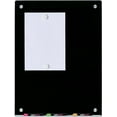 thumbnail image 3 of Audio-Visual Direct Magnetic Black Glass Dry-Erase Whiteboard Set with 2 Magnets - 24" H x 36" L -, 3 of 10