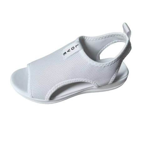 

SZXZYGS Womens Sandals Ladies Fashion Solid Color Breathable Mesh Open Toe Lightweight Flat Sandals