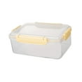 thumbnail image 3 of Contenedor de almacenamiento de alimentos, caja de aperitivos y ensaladas sellada, portátil con tapas, fiambrera de frutas, contenedor de comida para L, 3 of 8