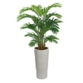 thumbnail image 1 of Artificial Faux Real Touch 5.75 Feet Palm Tree With Planter, 1 of 1