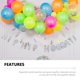 thumbnail image 3 of 100 globos fluorescentes de látex luminosos que brillan en la oscuridad., 3 of 6