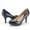 NAVY/PAT, variant on DREAM PAIRS Women's New Classic Elegant Party Wedding Shoes Versatile Low Stiletto Heel Dress Platform Pumps Shoes PINK/SUEDE TIFFANNY size 11